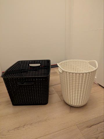 Prullenbak en opbergbak gratis