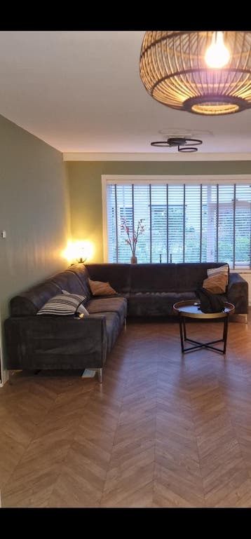 Comfortabele hoekbank, rook- en huisdiervrij