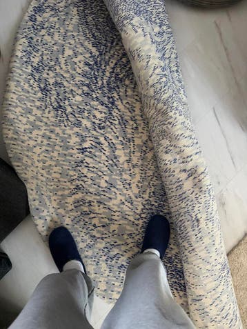 Modern tapijt met geometrisch patroon