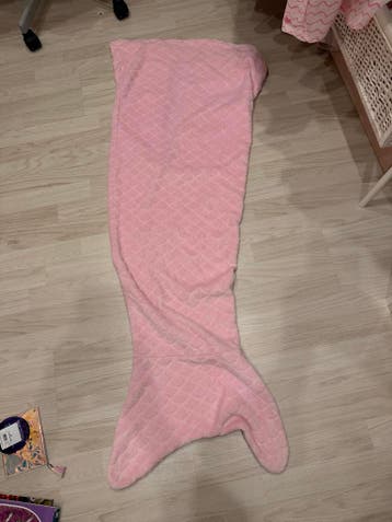 Roze Zeemeermin Fleecedeken voor Kinderen
