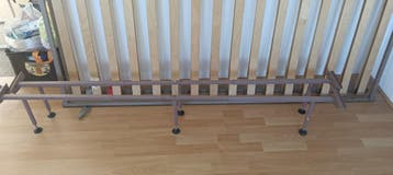 Tweepersoonsbed met lattenbodem en matras