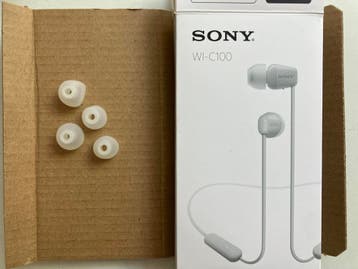 Gratis siliconen dopjes M en L voor Sony WI-100