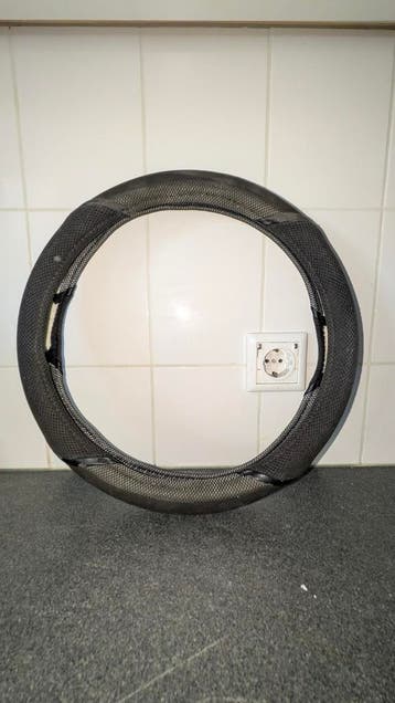 Sportieve zwarte stuurhoes (Universeel)