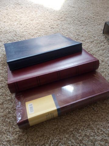 Drie fotoboeken, gratis af te halen