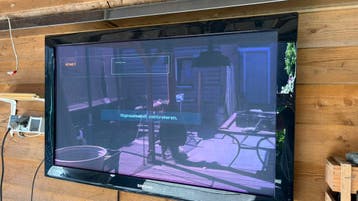 Flatscreen tv.