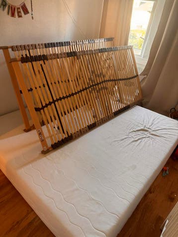 Gratis af te halen: Pocketvering matras 180x200 met 2 latten