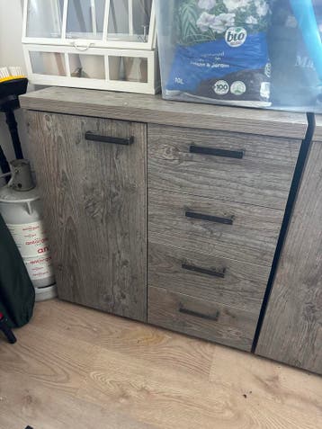 Kastjes met lades en deuren - Houtlook