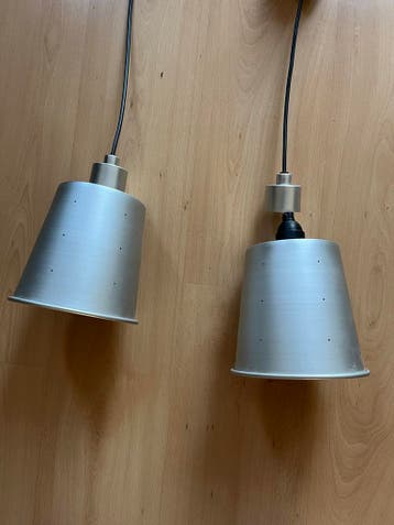 Set van 2 moderne hanglampen -Ruilen voor een plantje.