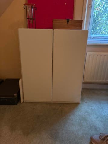 Gratis wit opbergkastje - 70x41x85 cm