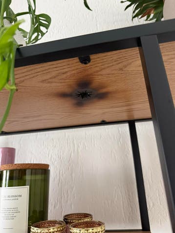 Moderne kast/stellingkast - zo goed als nieuw (met defect)