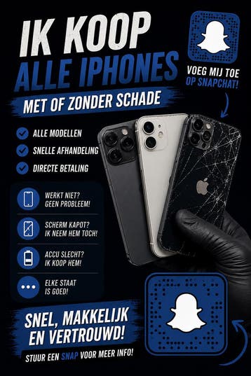 GEZOCHT ALLE IPHONES!