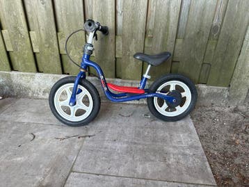 Puky loopfiets blauw/rood, 12 inch, gebruikt