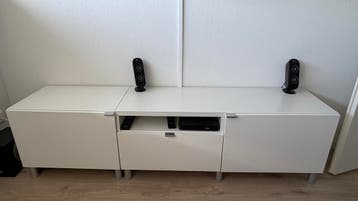 GRATIS - Besta meubel (60+120) wit, lade en 2 deurtjes