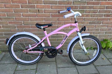 Leuk roze kinderfietsje 18 inch (5-7 jaar) Paul Frank.