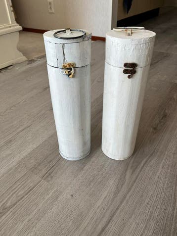 Oude houten decoratie