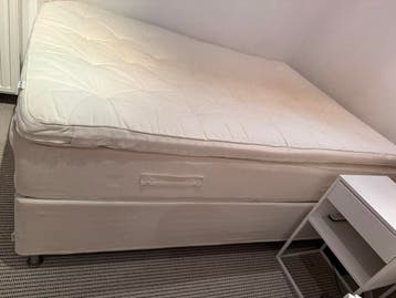 IKEA Sultan bed 140x200 met lattenbodem en matras