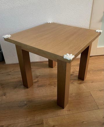 Houten bijzettafel - bruin GRATIS