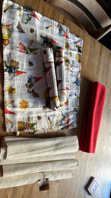 Gratis placemats en tafelloper