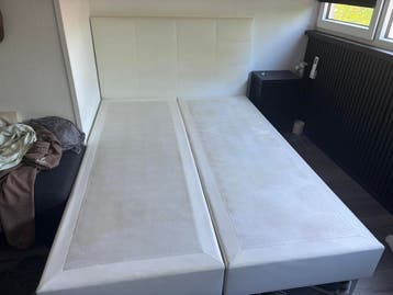 GRATIS boxspring 140x200 wit GRATIS
