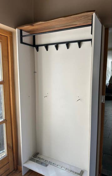 Witte MDF ombouw kast (zonder kapstokken) - Gratis afhalen