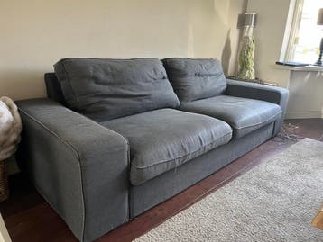 Gratis 3 zits Kivik bank donkergrijs 228 cm