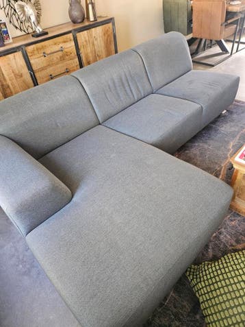 Grijze hoekbank, 2-delig, 250x150cm