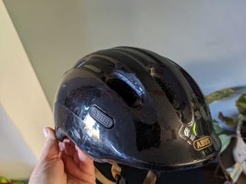 ABUS Fietshelm Zwart - Gebruikt, peuter maat