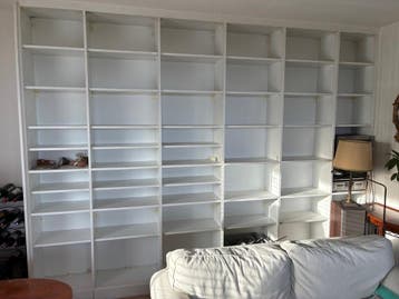grote boekenkast, gratis (zelf uit elkaar halen)