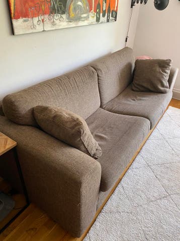 Bank (180 cm zitgedeelte - 225 cm totale lengte)