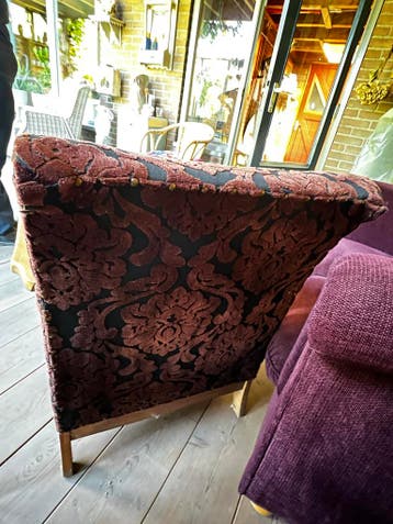 GRATIS Comfortabele fauteuil met bijpassende voetenbank