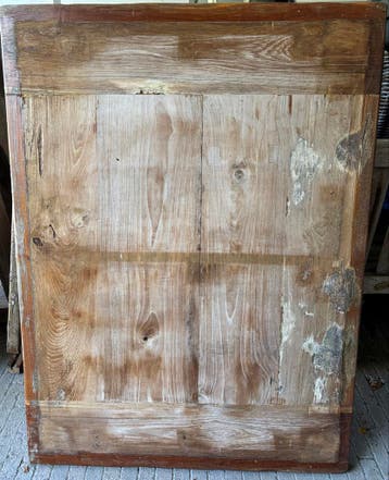 Twee zware oud Teakhouten tafelbladen - diverse maten