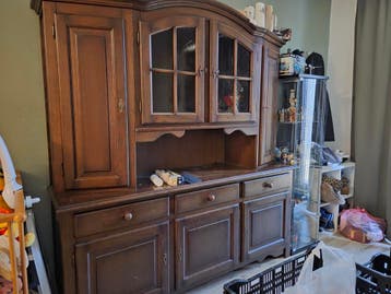 Bruine houten kast GRATIS VANDAAG OPHALEN