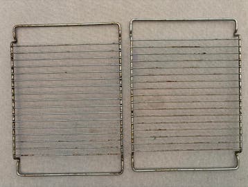 2x Ovenrooster 35,5x25,5cm - Gebruikt