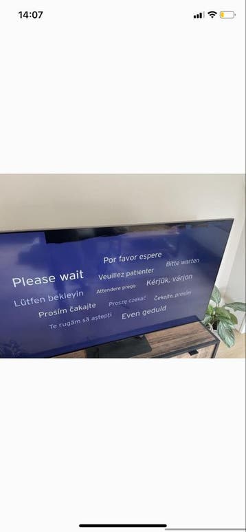 Kapotte Samsung QLED 55 inch 4K TV - Schermschade