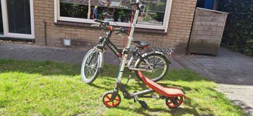 Kinderfiets en spacescooter voor de handige klusser