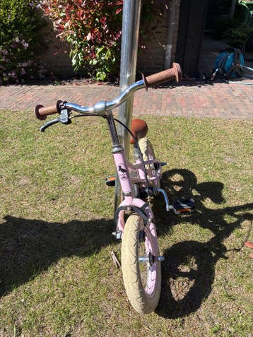 GRATIS kinderfietsje, roze van merk pelikaan