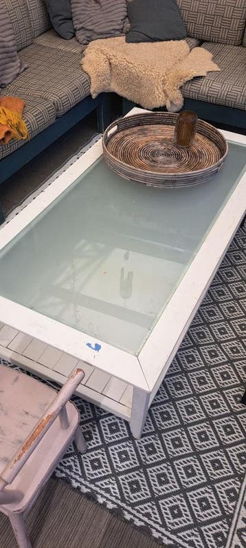 Gratis nieuwe glasplaat 56/116