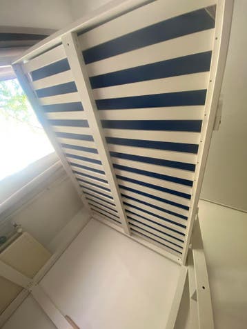 Witte ikea kura hoogslaper 140-200 zelf meenemen