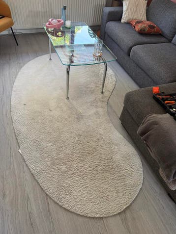 Crèmekleurig vloerkleed - 240x145 cm