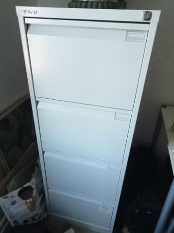 Bisley Archiefkast Grijs - 4 Lades