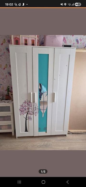 IKEA BRIMNES Kledingkast met 3 deuren
