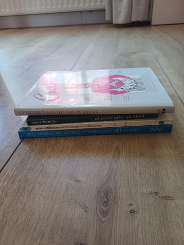 Diverse doe-het-zelf boeken: mode, interieur en meer
