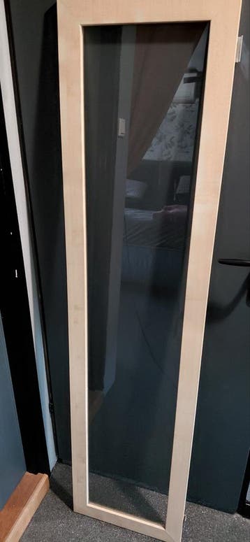 IKEA Bertby Kastdeur - Houten Frame met Glas