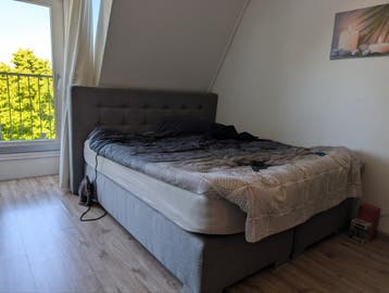 Luxe boxspring 160x180 met IKEA matras