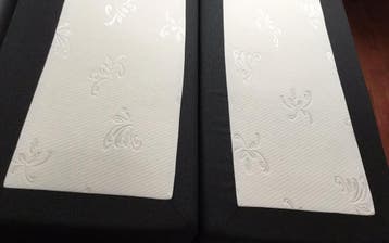 2 grijze swiss sense matrassen van 70 x200cm gratis ophalen