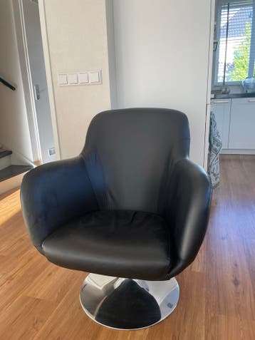 Gratis Zwarte Draaibare Fauteuil - 80x80x90 cm