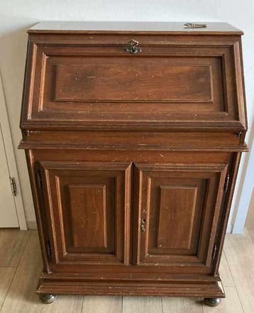 Secretaire - donker eiken