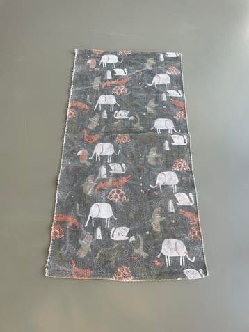 Vloerkleed kinderkamer met dierenprint