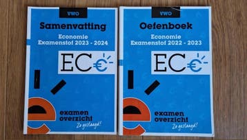 Examenoverzicht VWO Economie samenvatting en oefenboek