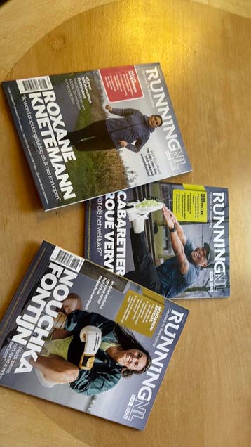 3 Tijdschriften Running 2026, ongelezen